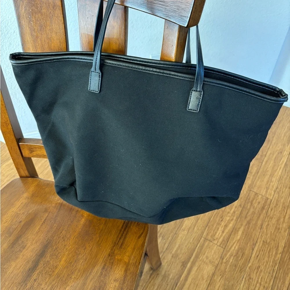 Cleobella Black nearly perfect cancas Tote Bag large